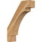 Ekena Millwork 6"W x 22"D x 30"H Merced Rough Sawn Knee Brace, Western Red Cedar BRC06X22X30MRC00RWR - alternate 1